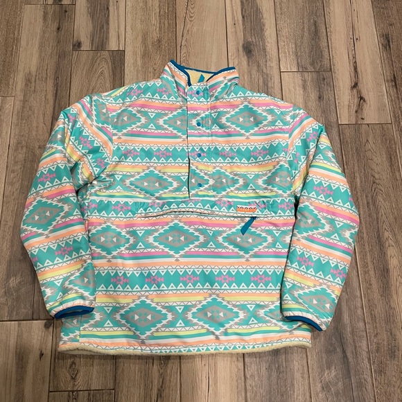 Chubbies Reversible Fleece Jacket Flame 